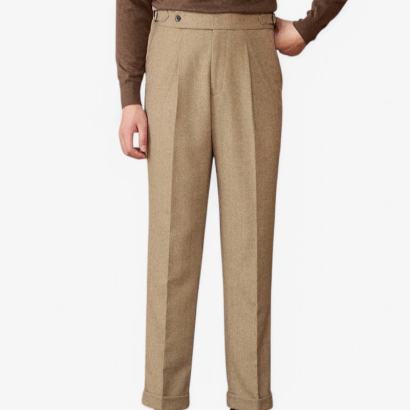 Wool winter italian trousers