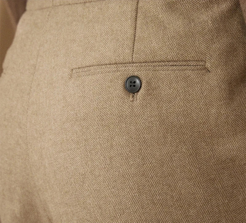 Wool winter italian trousers