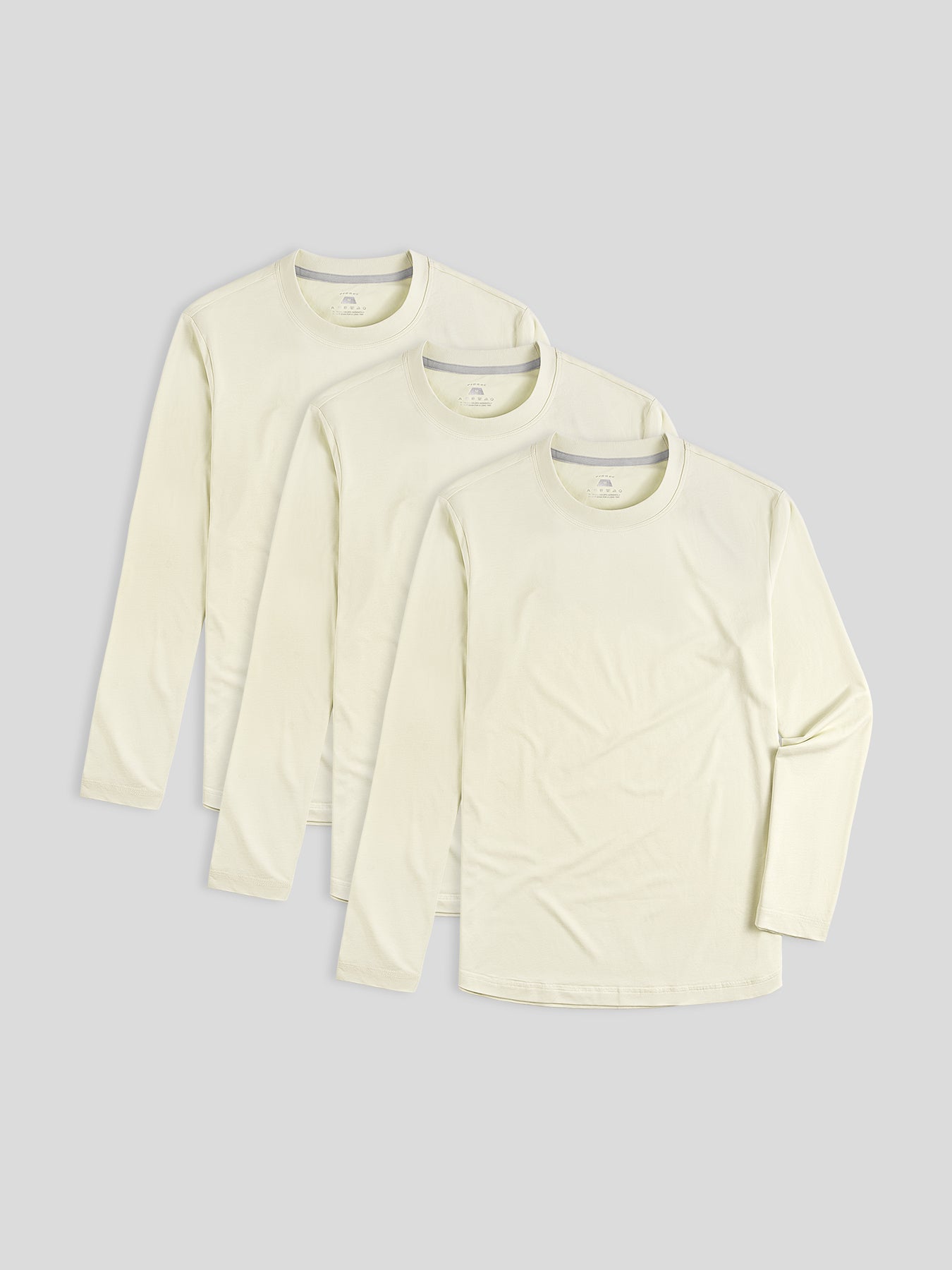 Staysmooth de corte entallado de manga larga Tee 3-Pack: 2024 New Colors