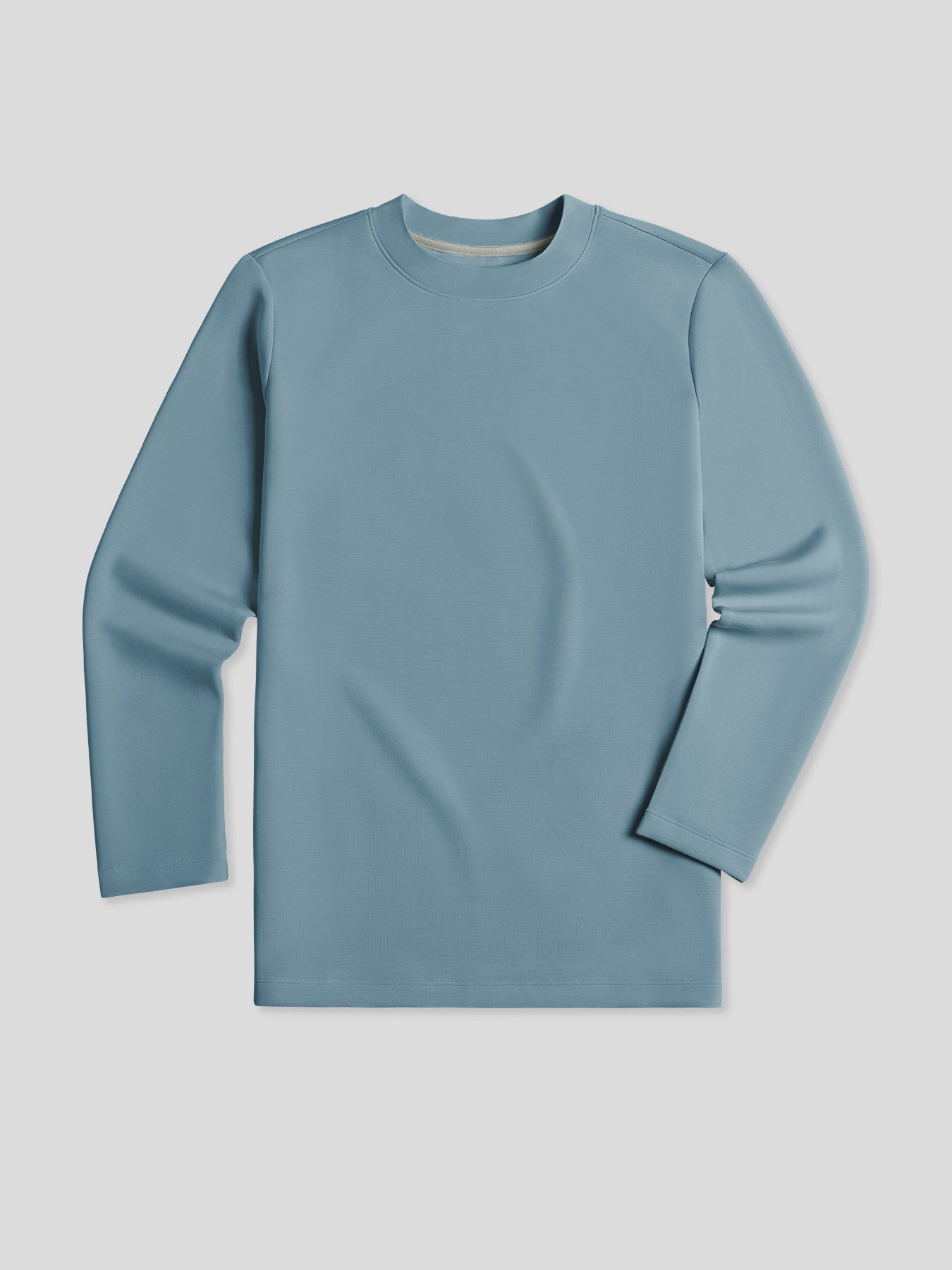 Modal Blend Elbow Patch de manga larga Tee:clásico Fit