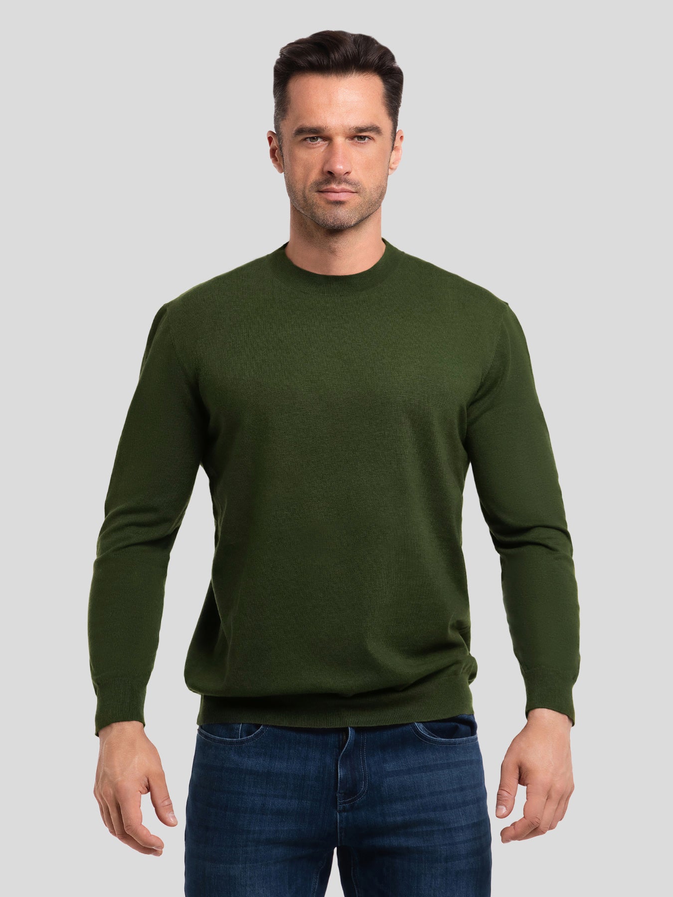 Gentletejido cuello redondo Sweater