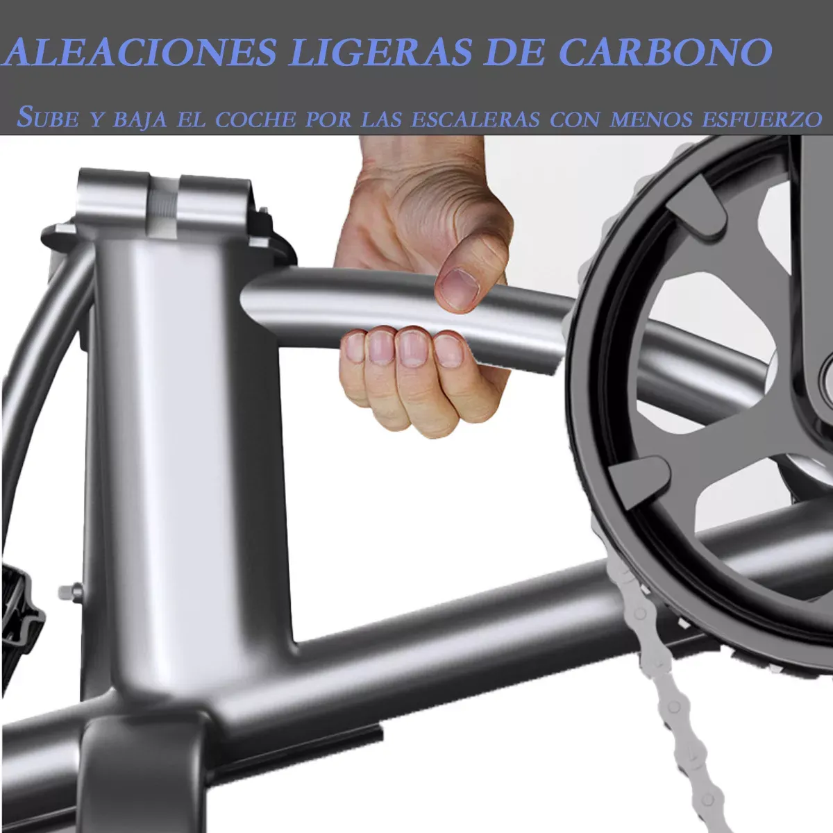 Bicicleta Eléctrica Plegable Para Dos Pasajeros 35 Km/h