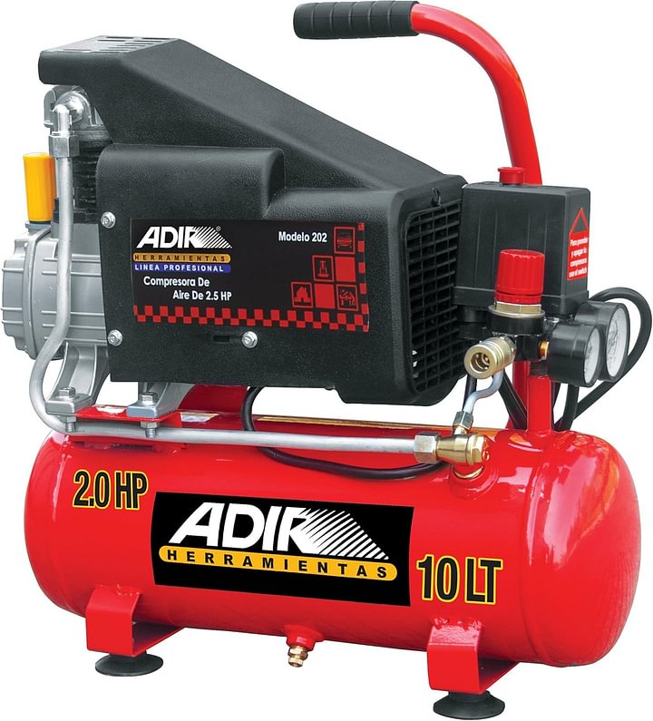 Adir 201 Compresora 2 HP con Tanque de 10 l