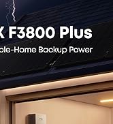 Estación de energía portátil Anker SOLIX F3800 Plus y batería de expansión BP3800, 7.68 kWh, 6.000 W AC Ou...
