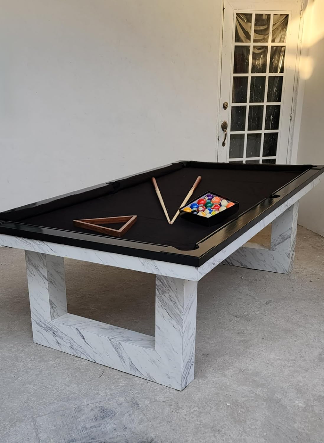 MESA DE BILLAR PROFESIONAL PARA CASA O NEGOCIO. USO RUDO MADERA 100% PINO (PAÑO ROJO)