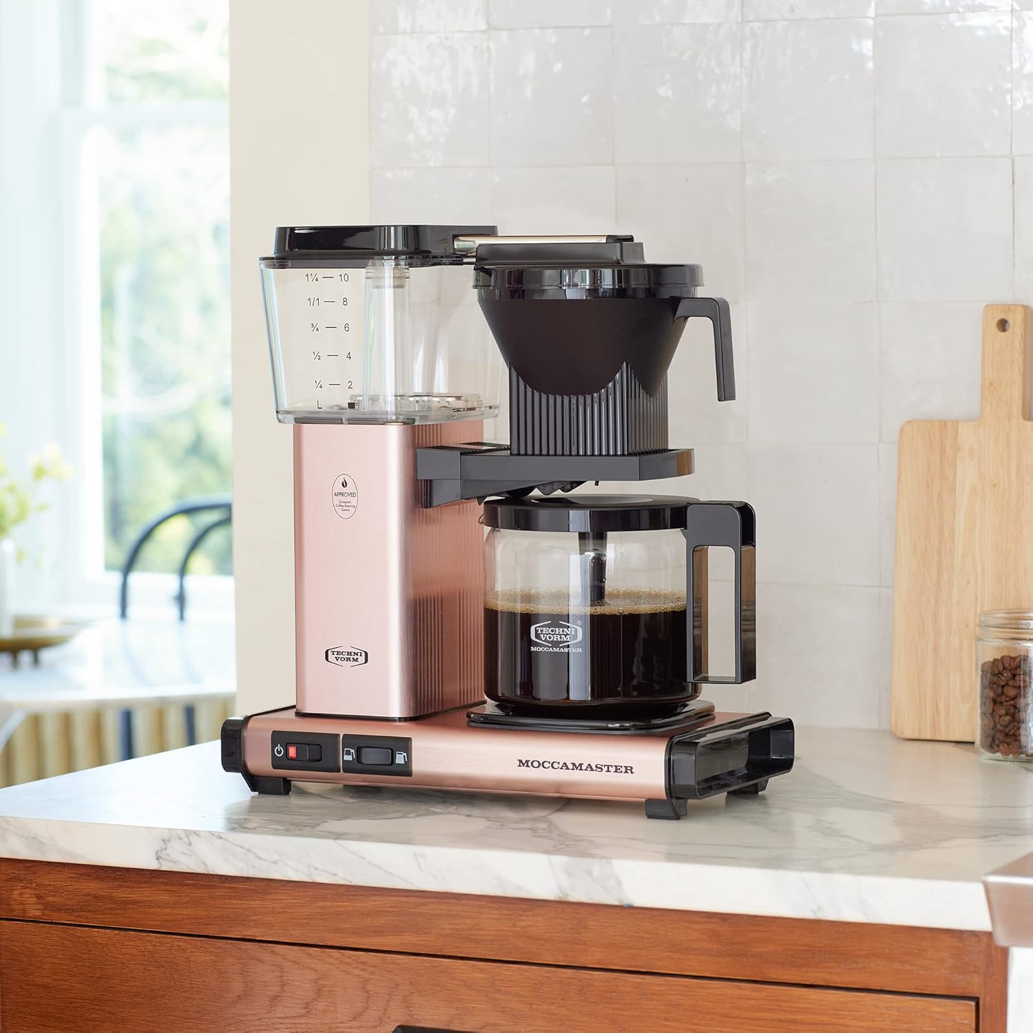 Moccamaster 53948 KBGV Select - Cafetera de 10 tazas, negro mate, 40 onzas, 1.25 l