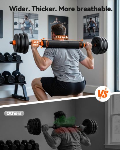 💪FEIERDUN Mancuernas Ajustables, Set de Pesas Libres 10/15/20/30/40 kg con Conector, Set 5 en 1, 🏋️Barra/Kettlebell/Soporte para Flexiones/Disco de Peso, Usable para Ejercicios de Fitness en Gimnasio en Casa, Adecuado para Hombres/Mujeres