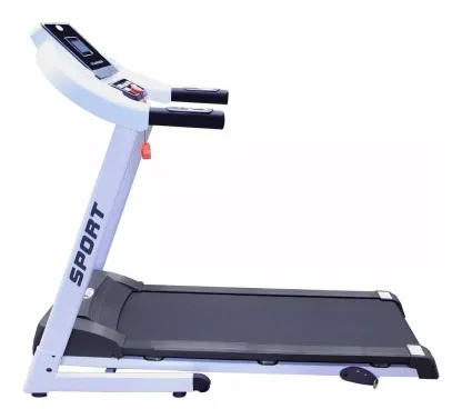 Caminadora eléctrica Centurfit MKZ-CAM918 127V color blanca y negro