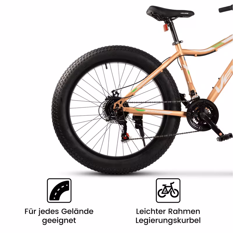 bicicleta de montaña, fat bike, neumático   de 26 pulgadas 4.0 mtb, transmisión shimano de 21 velocidades,   de disco mecánicos,   de  , ideal para uso   en montañas,   o  , etc Detalles del producto 12