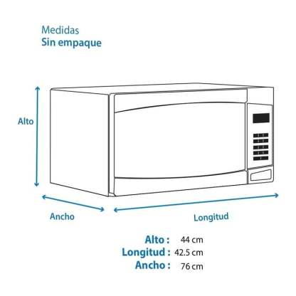 Horno Microcampana Whirlpool WMH31017HZ 1.7 ft