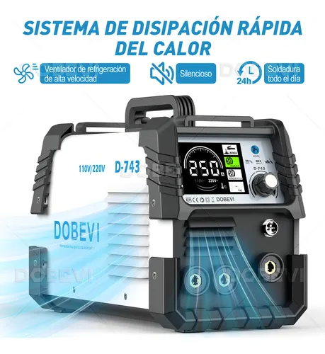 Soldadora inverter Dobevi D-743 D-743 azul