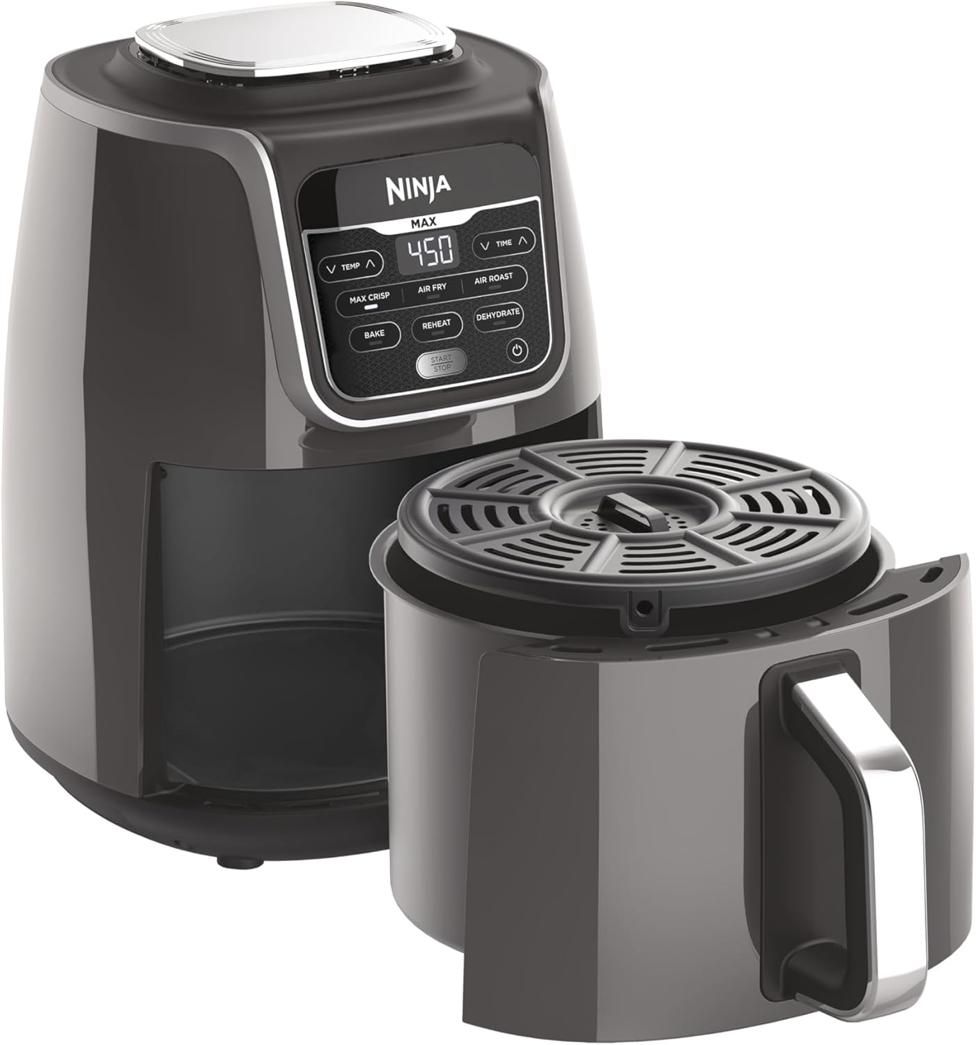 Ninja AF161 Max XL Air Fryer, 5.5 qt, grey