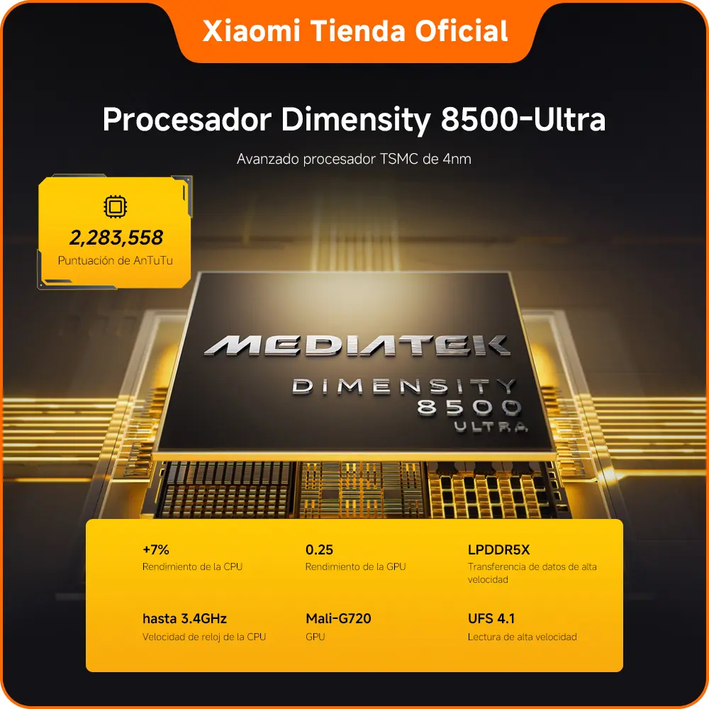 POCO X8 Pro | Con regalo exclusivo | Procesador Dimensity 8500-Ultra | Batería de 6500mAh (típ) con HyperCharge de 100W | Pantalla AMOLED ultrabrillante de 1.5K y 120Hz | Cámara Sony IMX882 de 50MP con OIS | Resistencia al polvo y al agua IP68