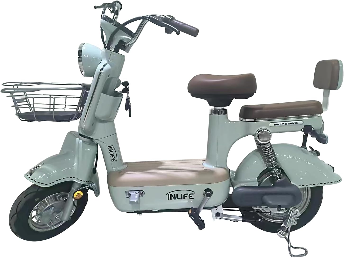 400W Bicicleta Eléctrica Potente, Bicicleta Electrica para Adultos de 40km/h, Rango de 60-70km Eike, Batería de Plomo de 48V/20Ah, Perfecto para Carreteras y Desplazamientos Diarios