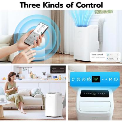 ⚡Aire acondicionado portátil ZAFRO (44 dB) — 10.000/12.000/14.000 BTU, con conexión Wi-Fi, ultra silencioso, utiliza refrigerante ecológico R32, enfriamiento rápido en 30 segundos (oferta especial de verano)