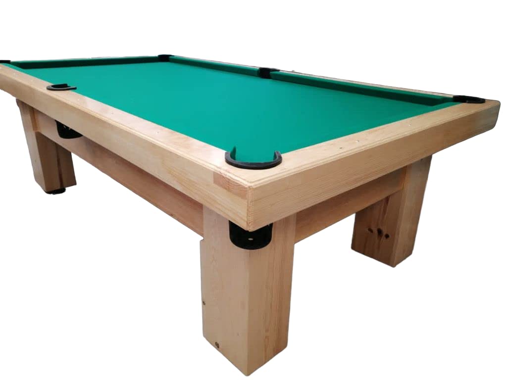 MESA DE BILLAR PROFESIONAL PARA CASA O NEGOCIO. USO RUDO MADERA 100% PINO (PAÑO ROJO)