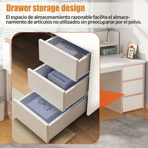 Escritorio Para Computadora De Trabajo Estudio Mesa Oficina