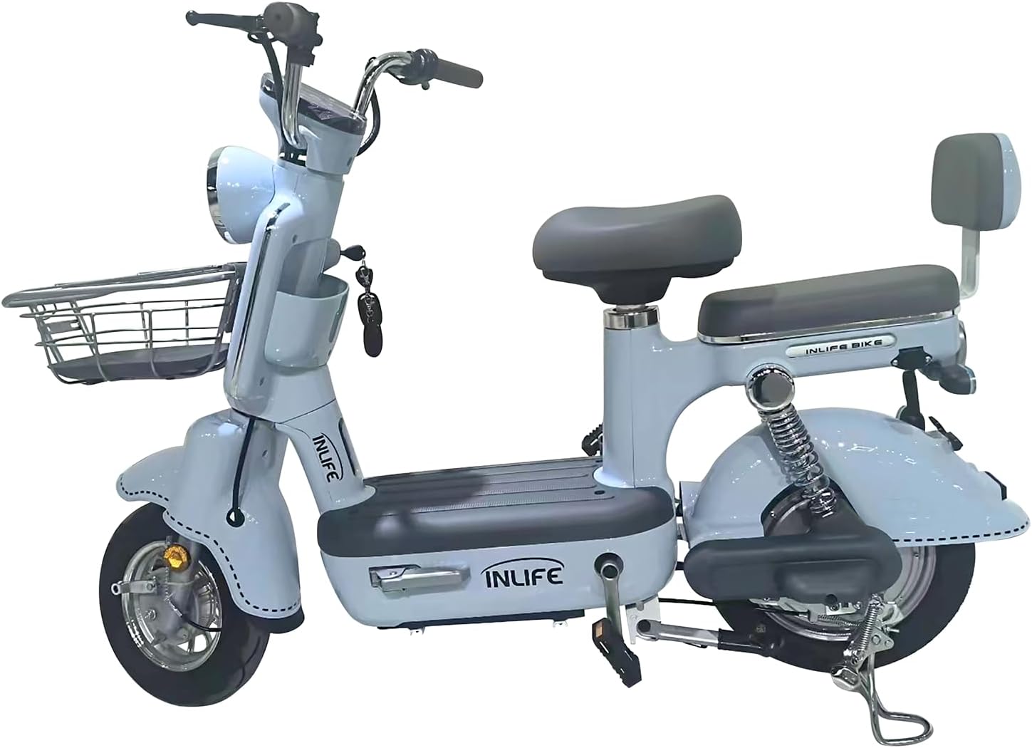 400W Bicicleta Eléctrica Potente, Bicicleta Electrica para Adultos de 40km/h, Rango de 60-70km Eike, Batería de Plomo de 48V/20Ah, Perfecto para Carreteras y Desplazamientos Diarios