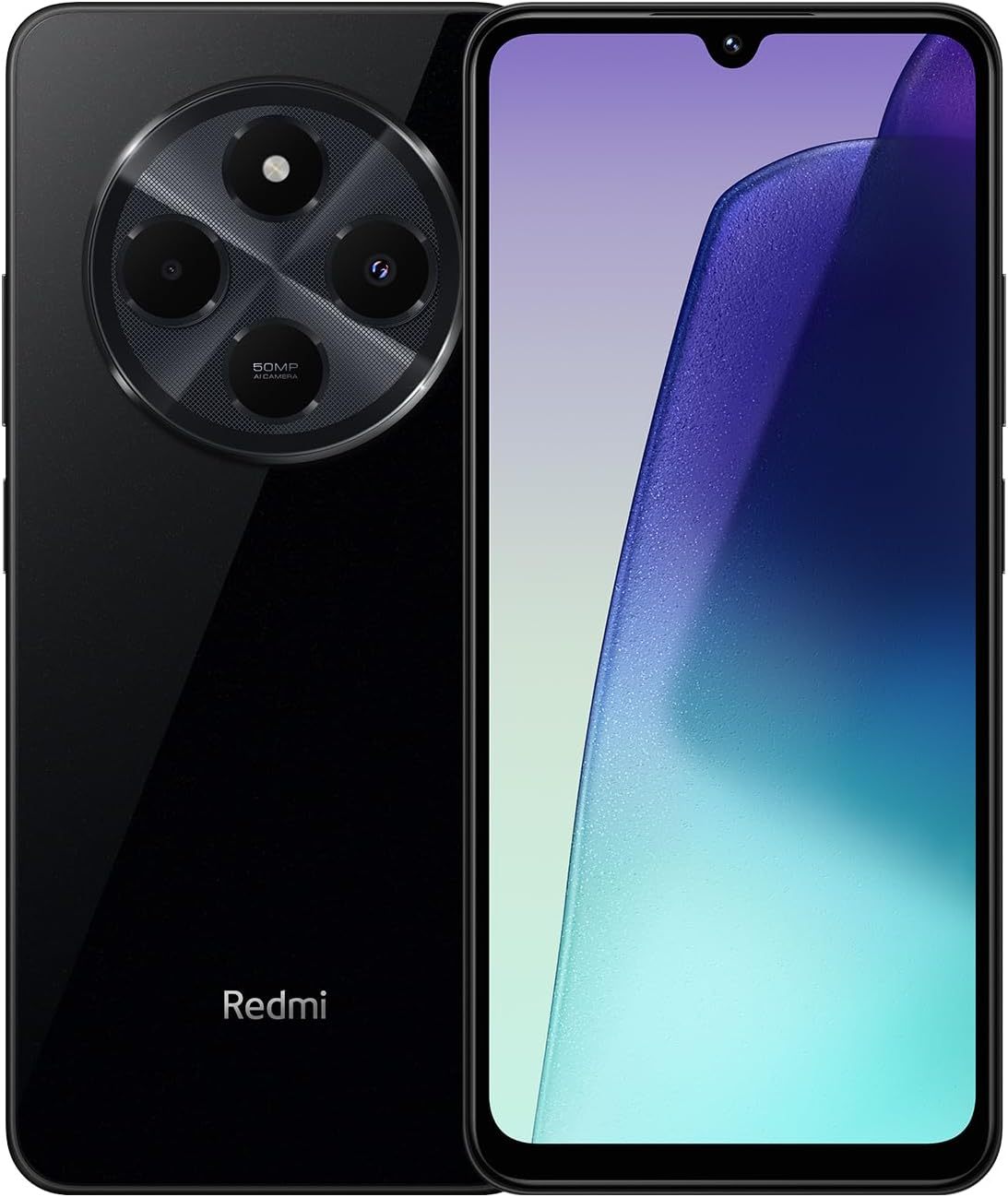 [Oferta especial de verano]📱 Xiaomi Redmi 14C Negro 4GB+128GB, Pantalla LCD 6.88" 120Hz, Helio G81 Ultra, Cámara Dual 50MP, Batería 5160mAh, NFC