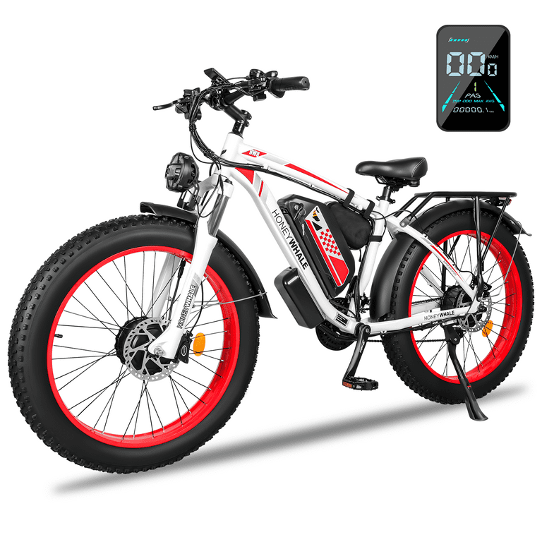 Bicicleta Eléctrica de montaña Honey Whale BK08 Rojo