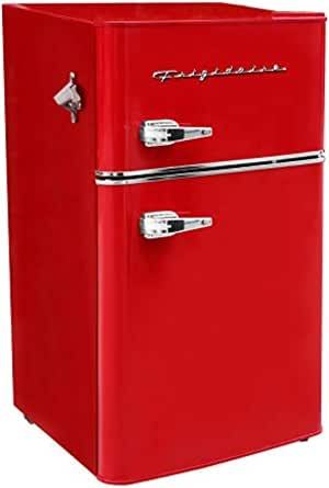 ❄️ Mininevera diseño vintage doble puerta capacidad 72 litros, freezer 21L, iluminación LED, nivel sonoro 39dB y consumo Clase E para espacios pequeños