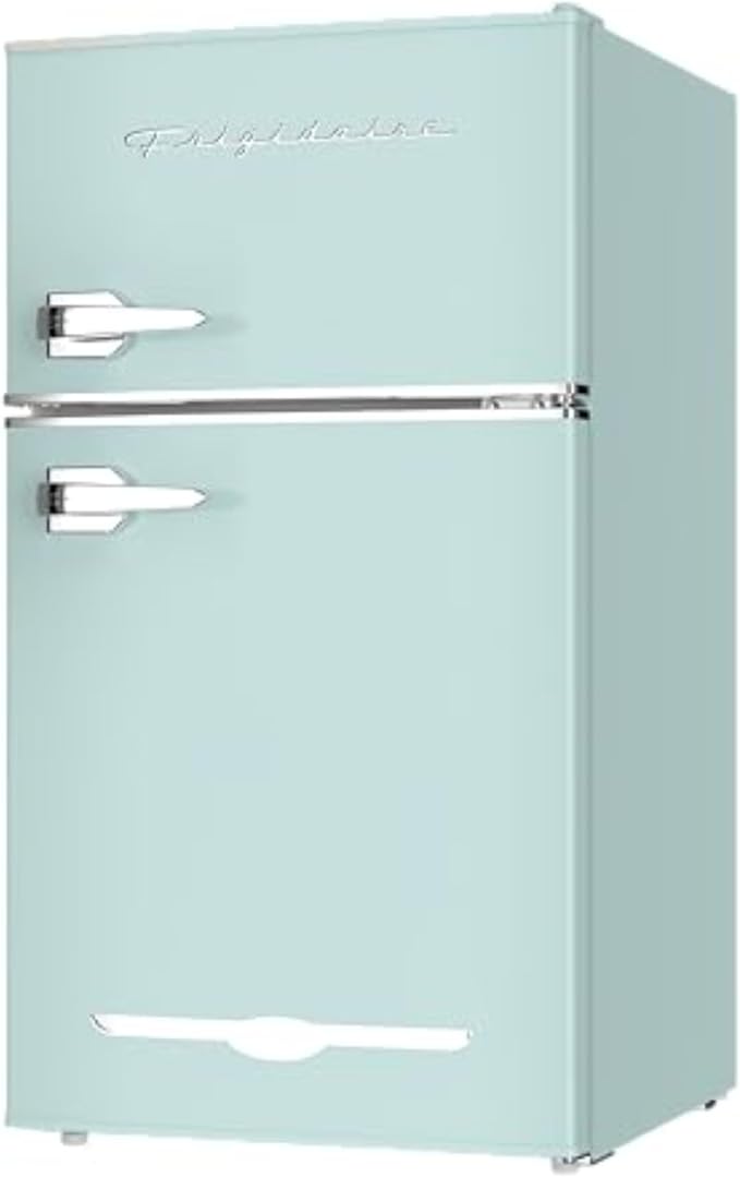 ❄️ Mininevera diseño vintage doble puerta capacidad 72 litros, freezer 21L, iluminación LED, nivel sonoro 39dB y consumo Clase E para espacios pequeños