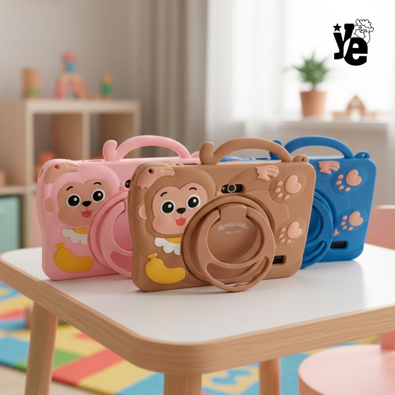 Tablet para niñas y niños 1 Pieza con Carcasa de Plático y Funda de Silicón Ye Store
