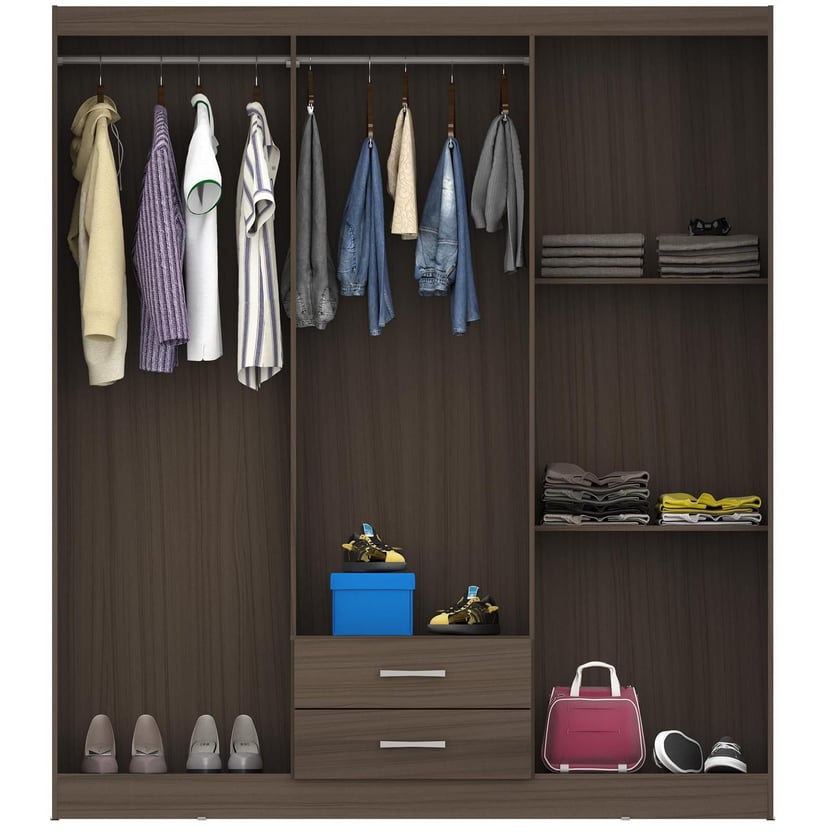 Closet 6P2C Avellana162X47X183