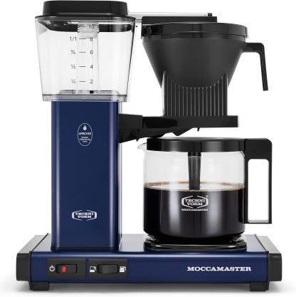 Moccamaster 53948 KBGV Select - Cafetera de 10 tazas, negro mate, 40 onzas, 1.25 l