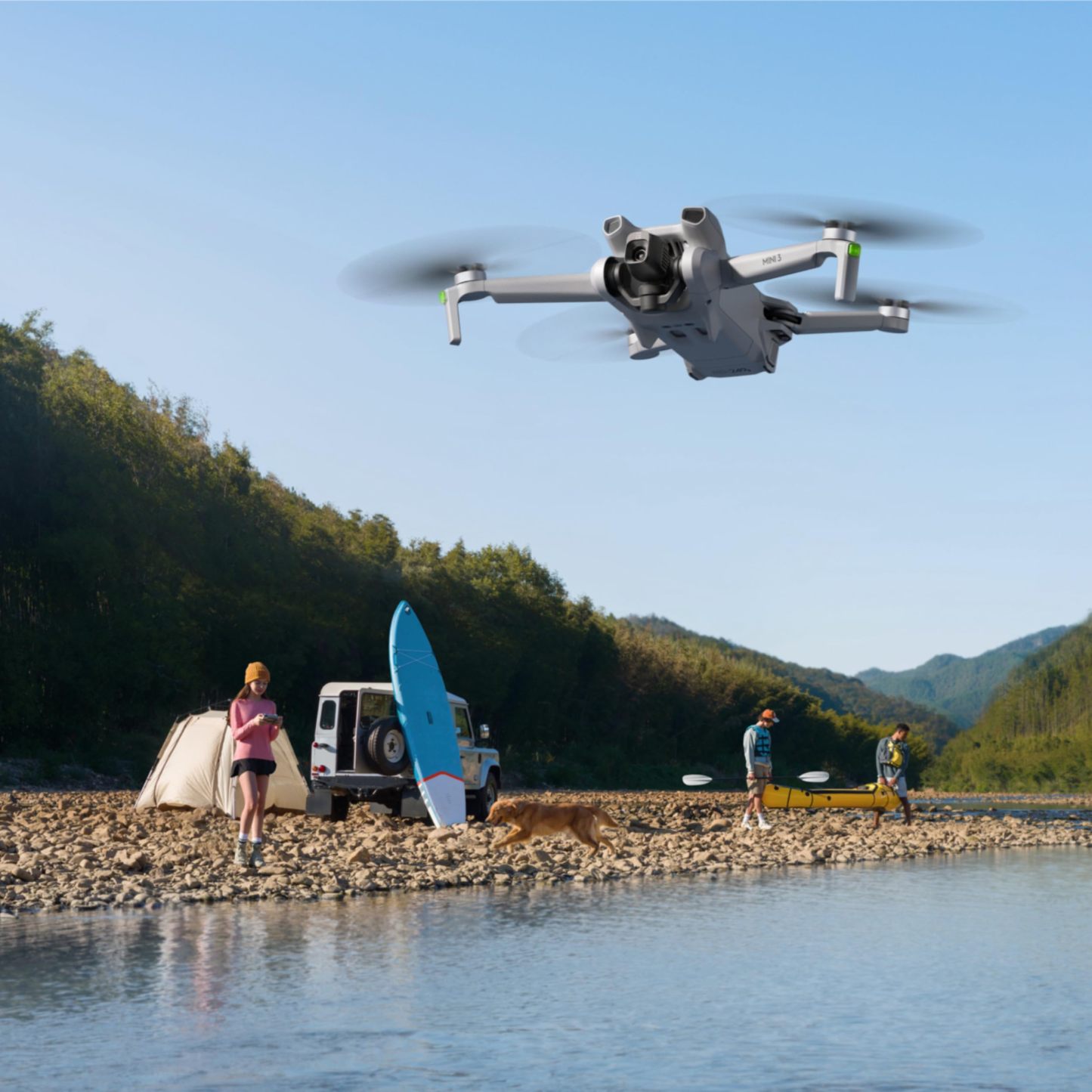 DJI Pack Mini 3 Vuela MÃ¡s (RC) â€“ Dron Mini con cÃ¡mara ligero y plegable con vÃ­deo 4K HDR, Foto de 48MP, 38 min tiempo vuelo, GrabaciÃ³n vertical y funciones inteligentes, Color Gris