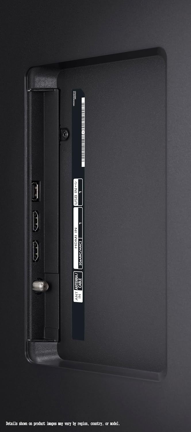 LG Serie UT75 LED Smart TV 4K Procesador de 55 pulgadas con visualización plana AI-Powered con Alexa incorporado (55UT7570PUB, 2024)