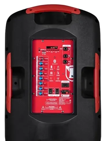 Bocina Kaiser MSA-7515MX portátil con bluetooth color Negro