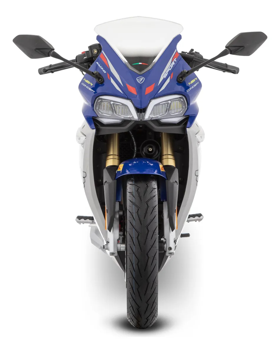 Motocicleta Italika Vort-x 300r Azul Con Gris