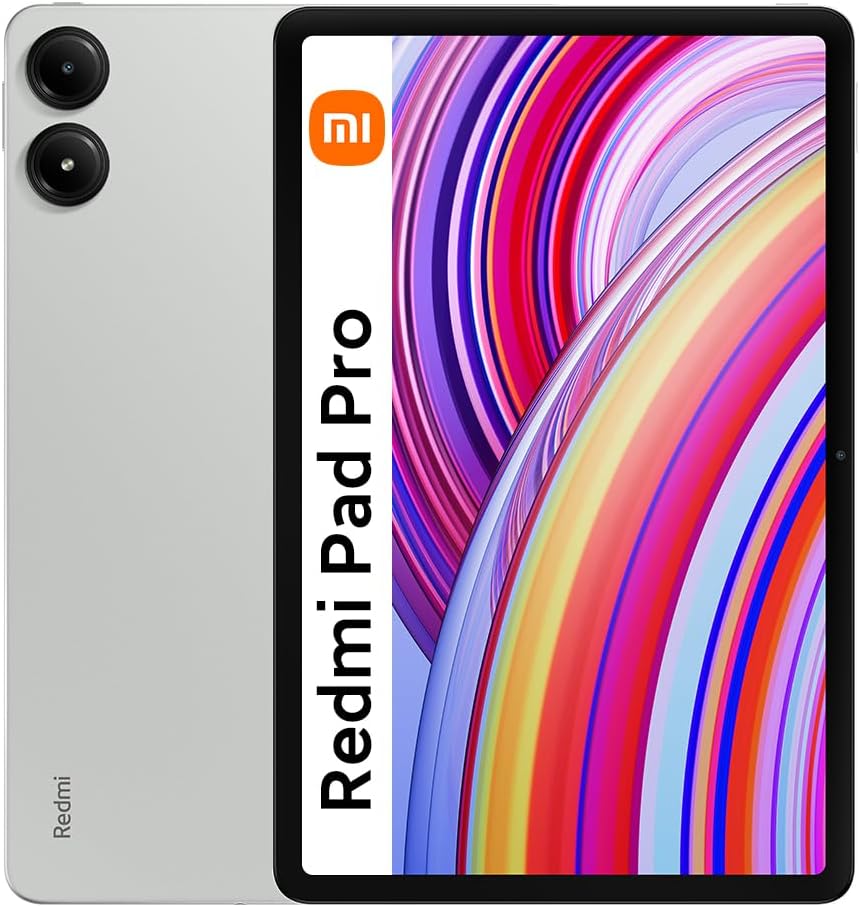 Xiaomi Redmi Pad Pro WiFi Version 12.1" Octa Core Global ROM 10000mAh Bluetooth 5.3 8MP Dual Camera + (33w Dual USB Fast Auto Combo) (Ocean Blue, 256GB + 8GB)
