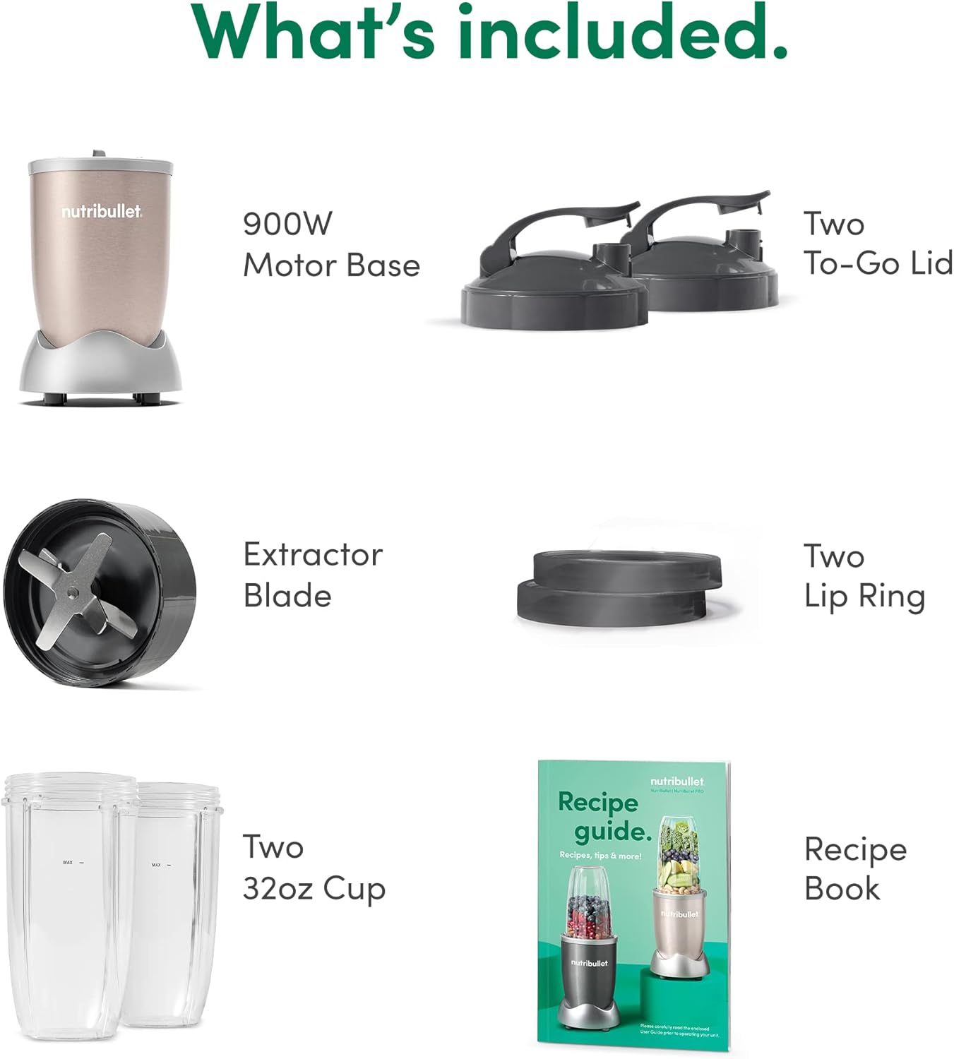 NutriBullet NB9-1301W Pro 13 Pcs White, 900W