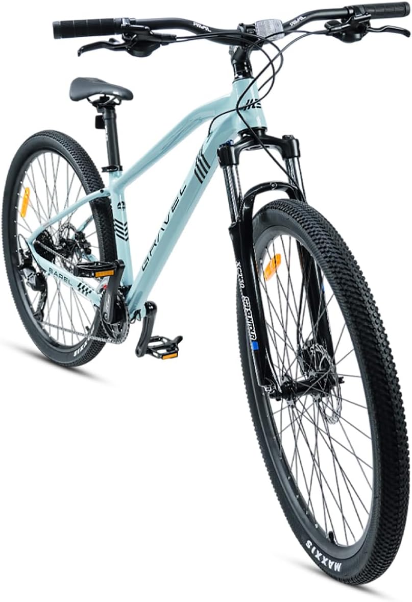 GRAVEL Bicicleta de Montaña Barel | Bicicleta R29 - Cuadro Aluminio 15 kg | Transmisión Cues 18V | Frenos Hidráulicos y Llantas Kenda