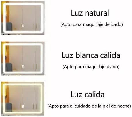 Tocador Vanity de Maquillaje con Espejo,Vanity Tocador con 2 Cajones,Estantes de Almacenamiento,Taburete Acolchado,Tocador con 3 Estantes, Mesa de Maquillaje para Dormitorio 40X100X132CM(Madera)