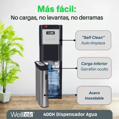 Dispensador De Garrafón Oculto Enfriador Despachador Welltek