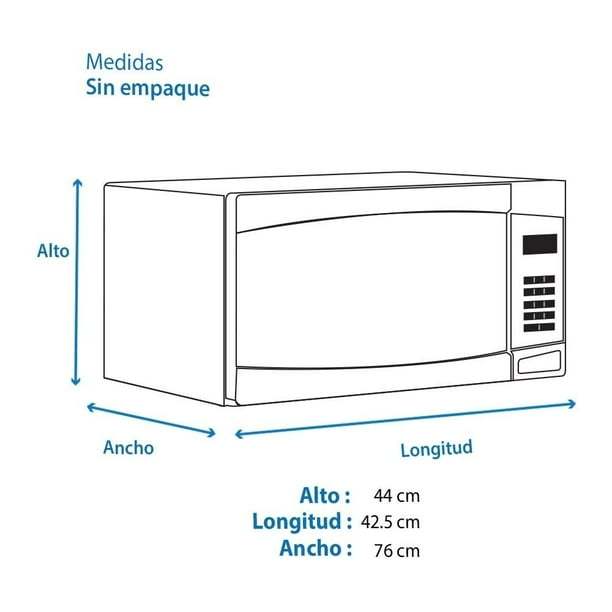 Horno Microcampana Whirlpool WMH31017HZ 1.7 ft