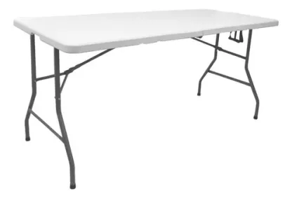 Mesa combinada plegable Linium 2,40m color blanco --- paño de limpieza