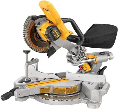 DEWALT Sierra de Inglete Telescópica Inalámbrica 20V MAX* 7-1/4 Pulgadas sin bateria incluida DCS361B