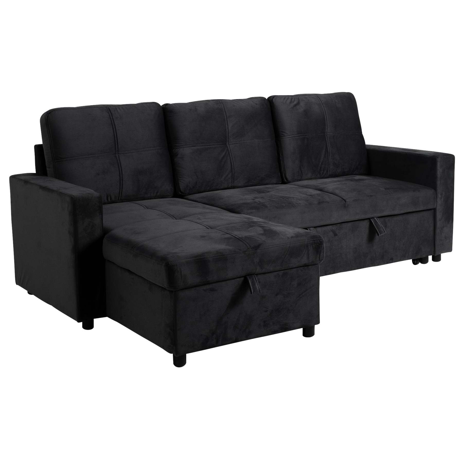 SOFÁ CAMA CON ALMACENAMIENTO TRIBECA GRIS CLARO