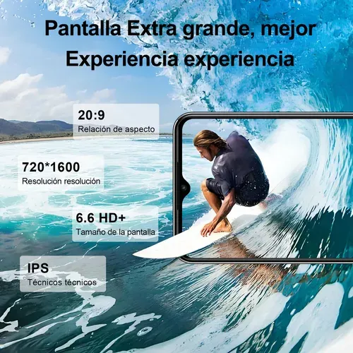 KXD A07 128 GB violeta 8 GB RAM