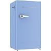 ❄️ Refrigerador compacto retro Frigidaire con enfriador, refrigerador de mostrador de 3.2 pies cúbicos con abridor de botellas incorporado, ideal para oficina, dormitorio, residencia estudiantil o cabaña
