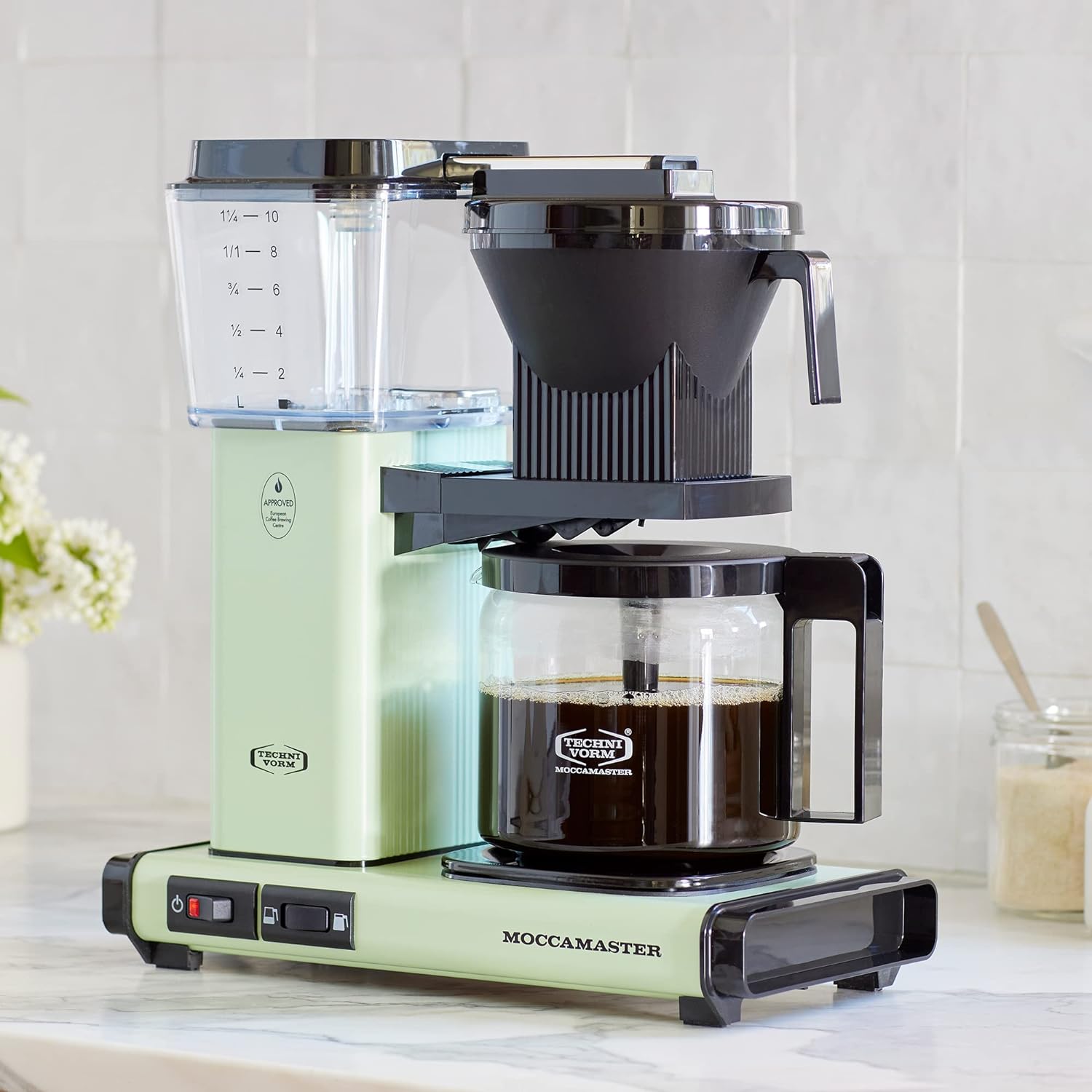 Moccamaster 53948 KBGV Select - Cafetera de 10 tazas, negro mate, 40 onzas, 1.25 l