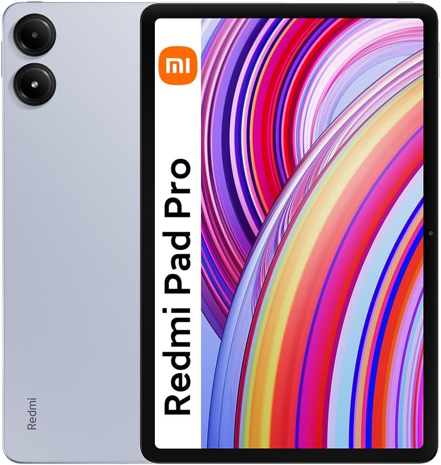 Xiaomi Redmi Pad Pro WiFi Version 12.1" Octa Core Global ROM 10000mAh Bluetooth 5.3 8MP Dual Camera + (33w Dual USB Fast Auto Combo) (Ocean Blue, 256GB + 8GB)