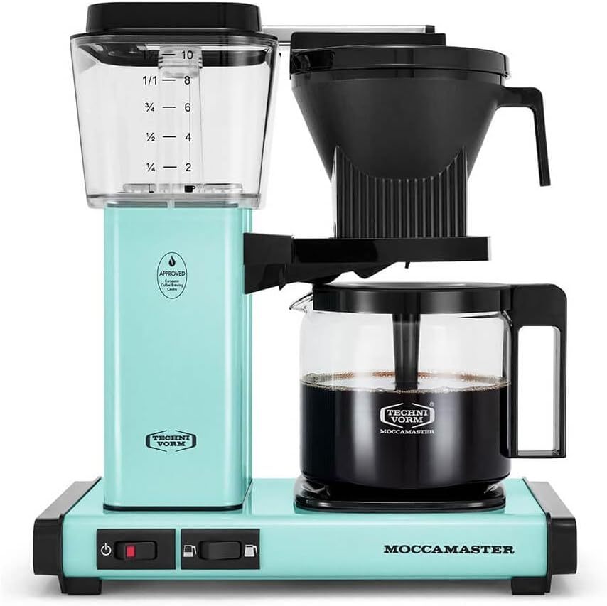 Moccamaster 53948 KBGV Select - Cafetera de 10 tazas, negro mate, 40 onzas, 1.25 l