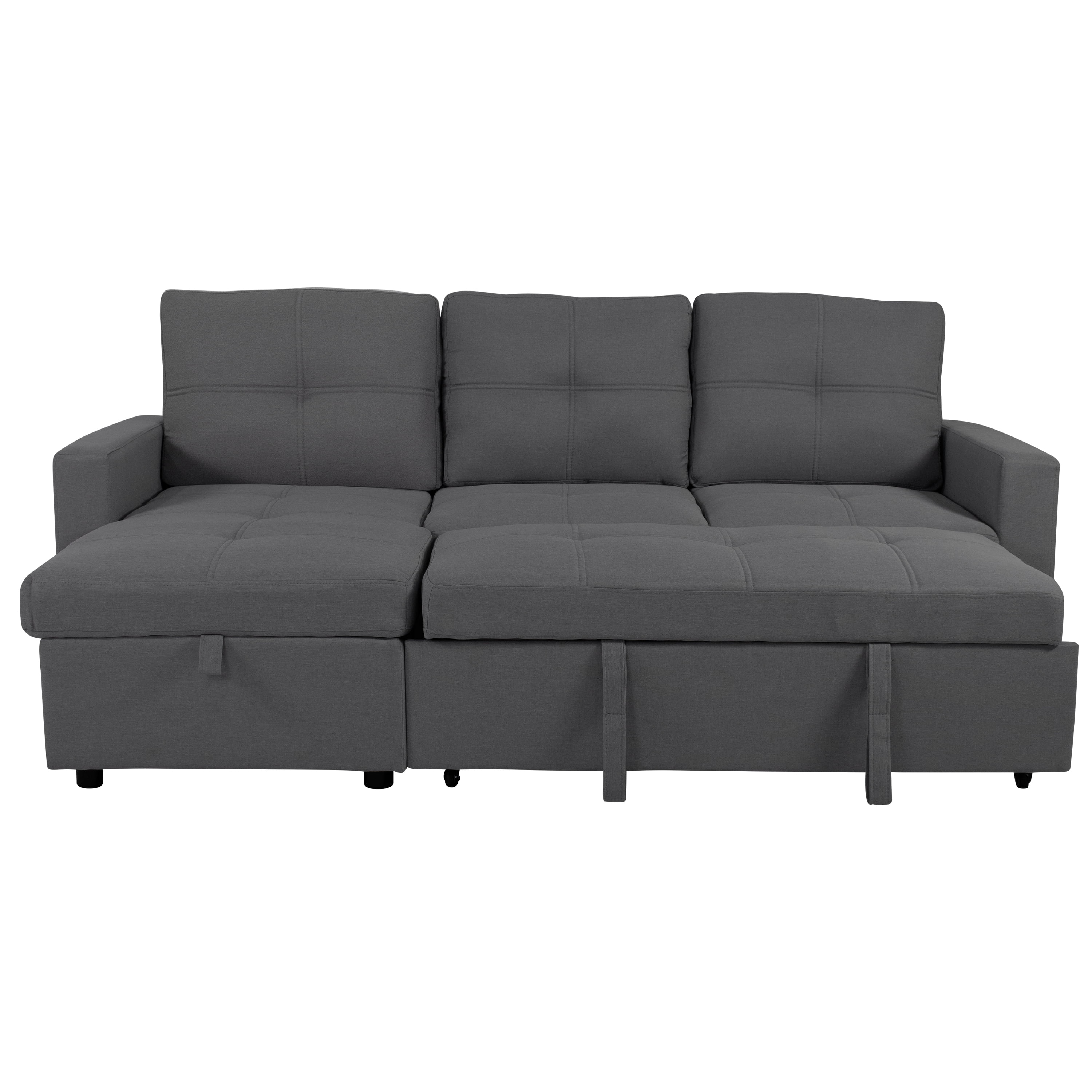 SOFÁ CAMA CON ALMACENAMIENTO TRIBECA GRIS CLARO