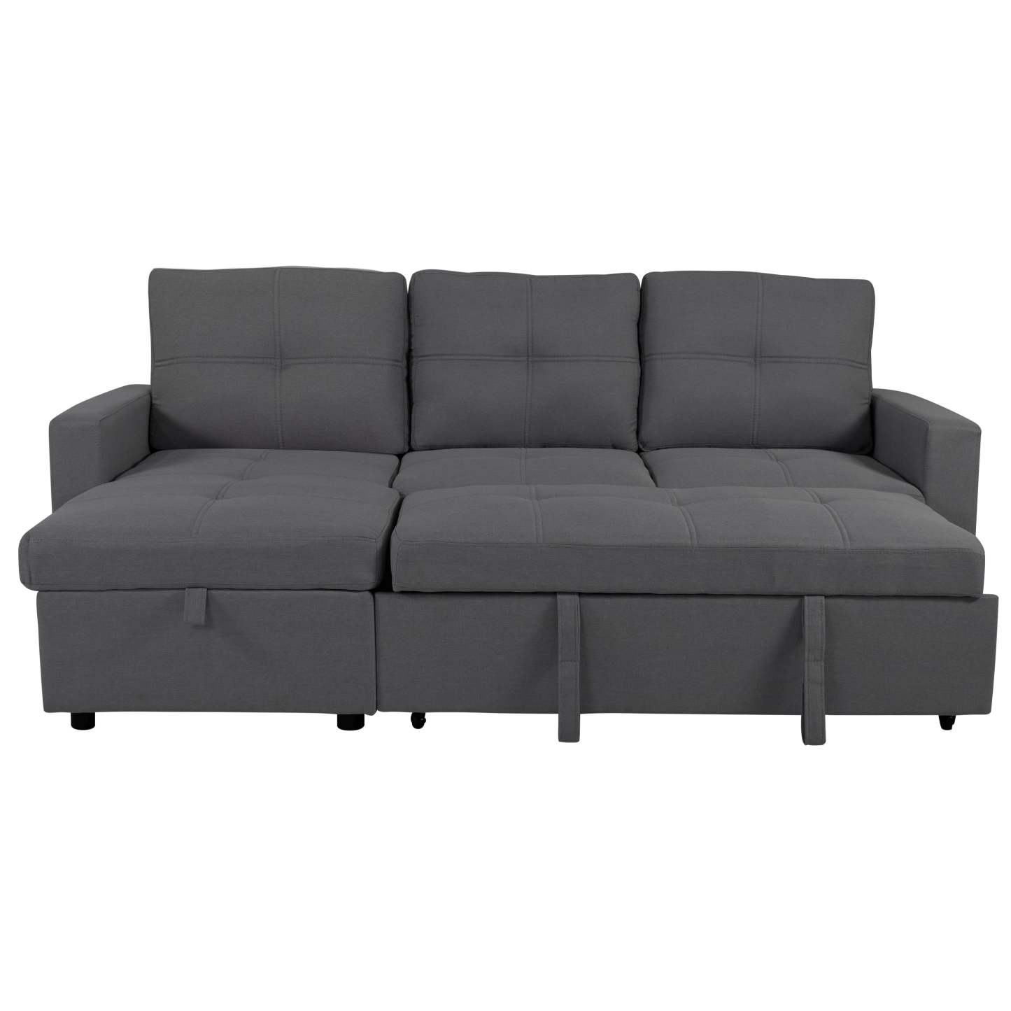 SOFÁ CAMA CON ALMACENAMIENTO TRIBECA GRIS CLARO