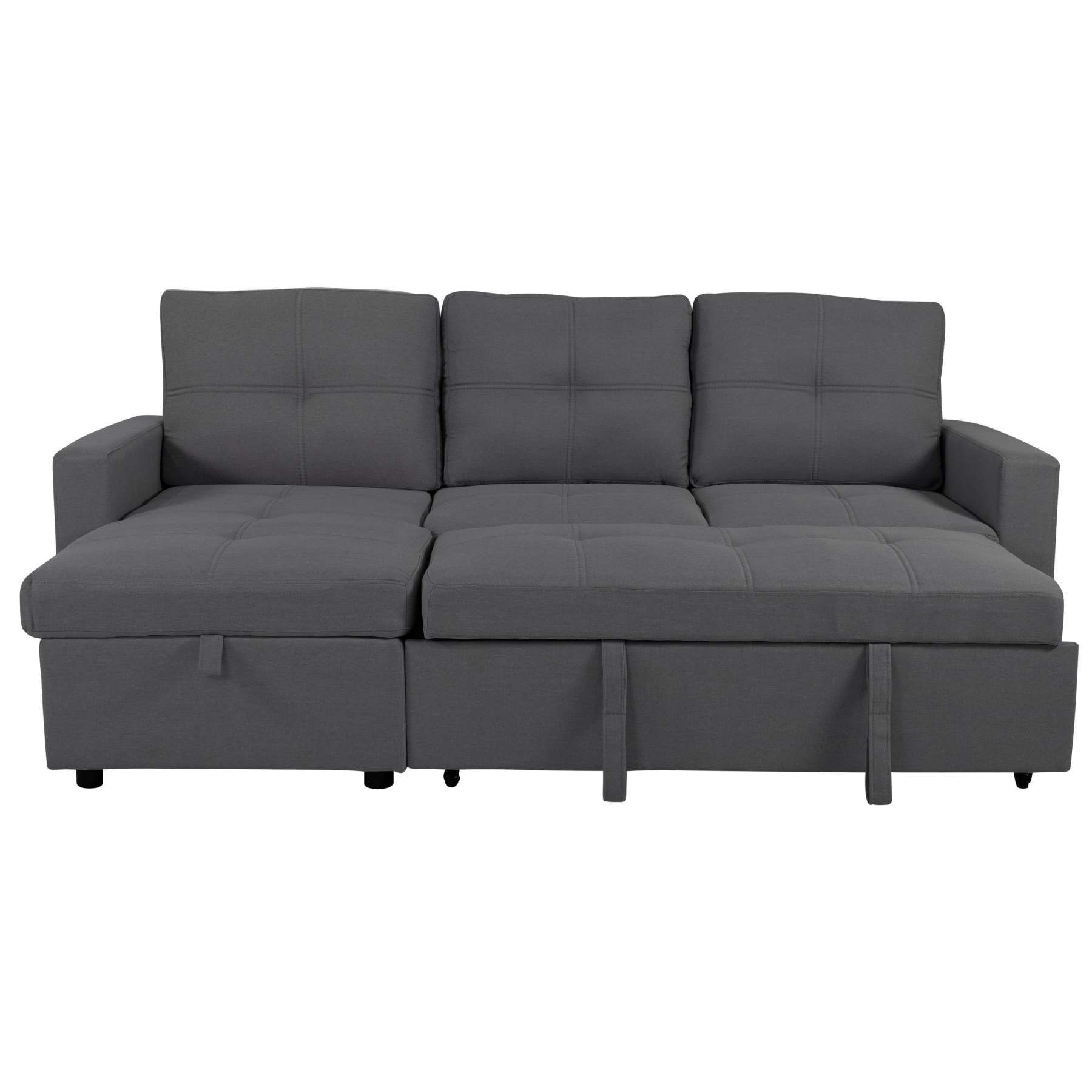 SOFÁ CAMA CON ALMACENAMIENTO TRIBECA GRIS CLARO